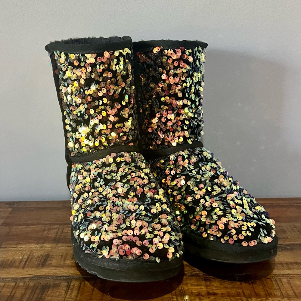 Ugg Sequin Embellished Boots